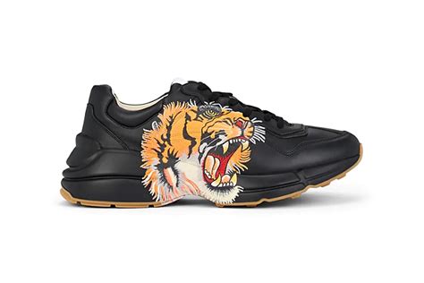 gucci rython tiger|gucci rhyton sneakers used.